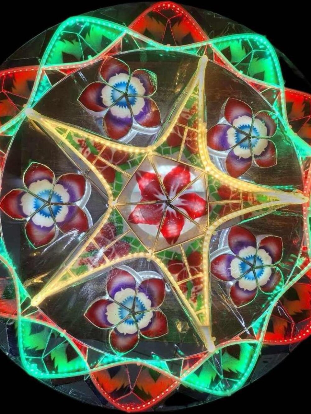 Misenka Eve Capiz na Parol, Christmas Lantern LED 24 inches
